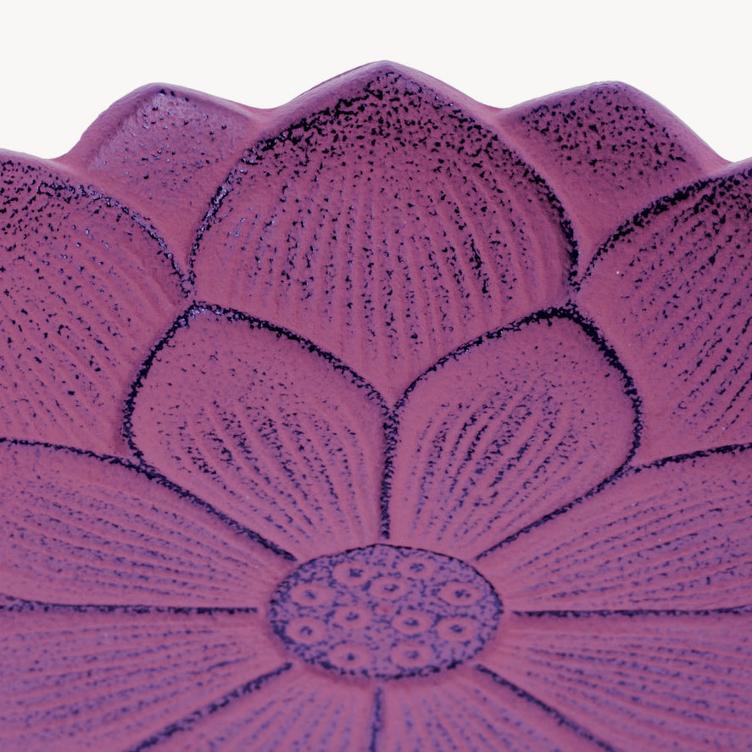 Iwachu Incense Burner - Purple Lotus Flower - 0