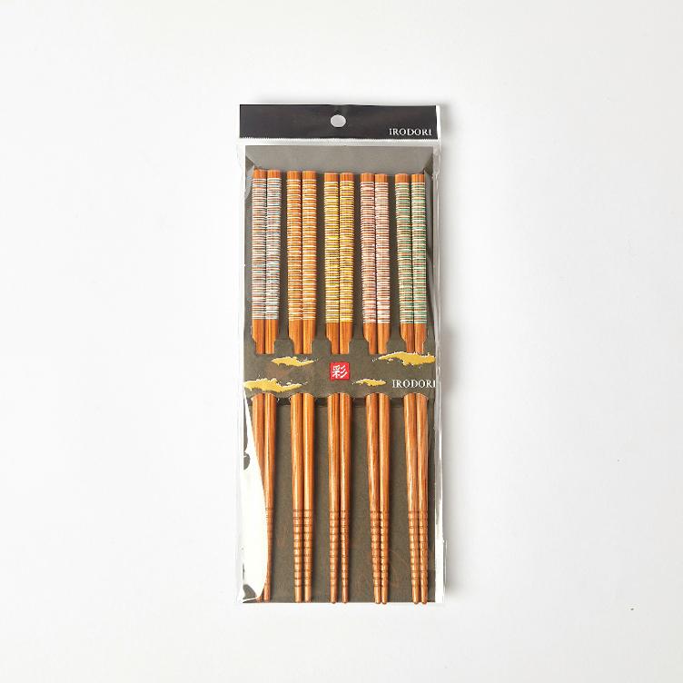 Chopsticks Bamboo (5 pairs) - 1