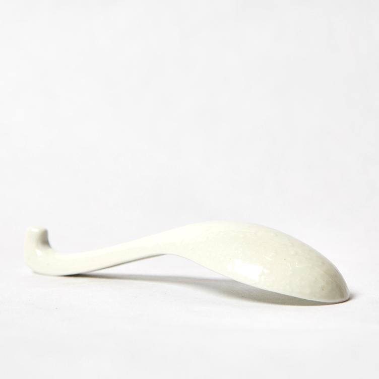 Ceramic Spoon - white - 0