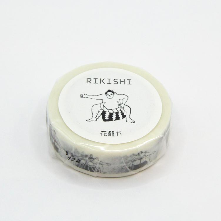 Washi Tape - RIKISHI Sumo schwarz - 0