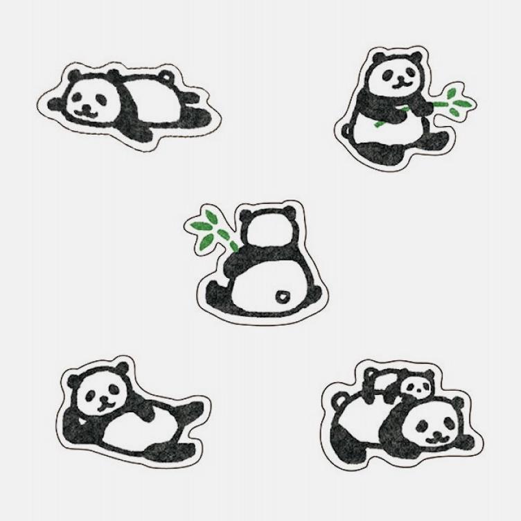Stickerflakes - Panda - 0