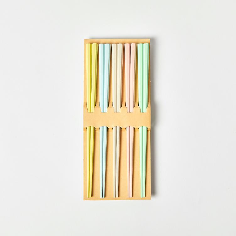 Chopsticks Pastel (5 pairs) - 1