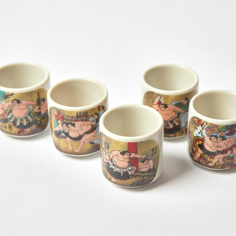 Sake Cup Set - Sumo - 0