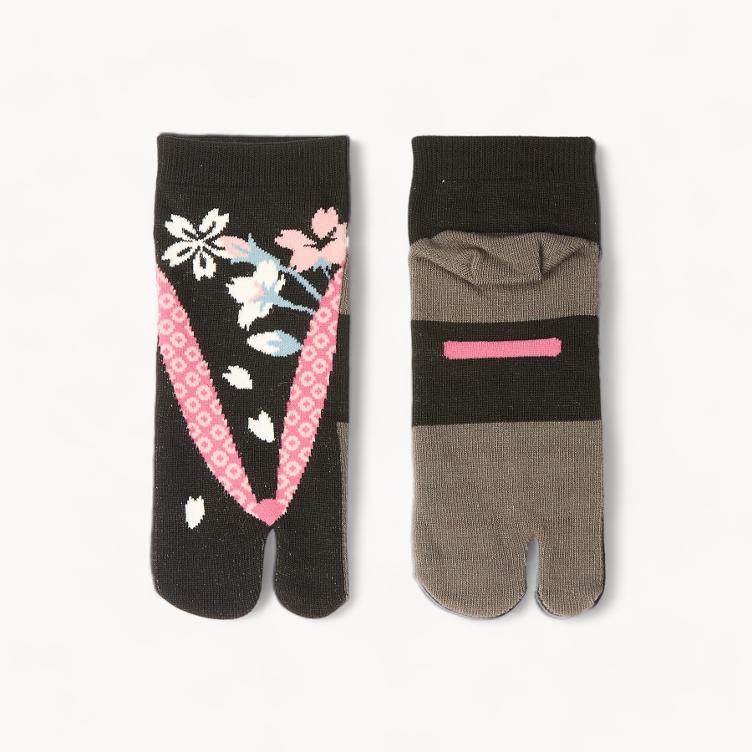 Tabi Socks (M) - Sakura black - 0