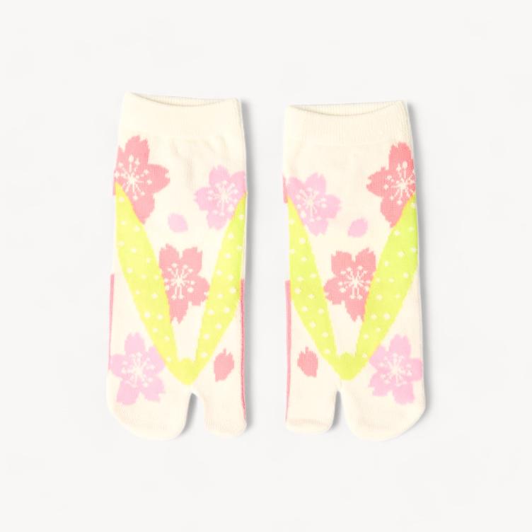 Tabi Socks (M) - Sakura white