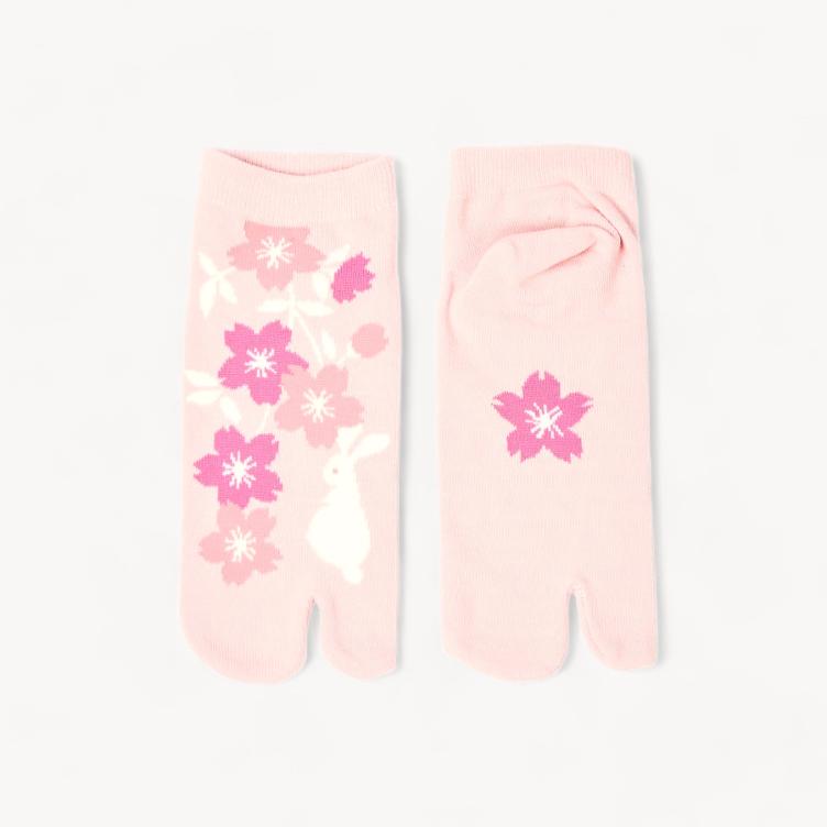 Tabi Socks (M) - Sakura Bunny - 0