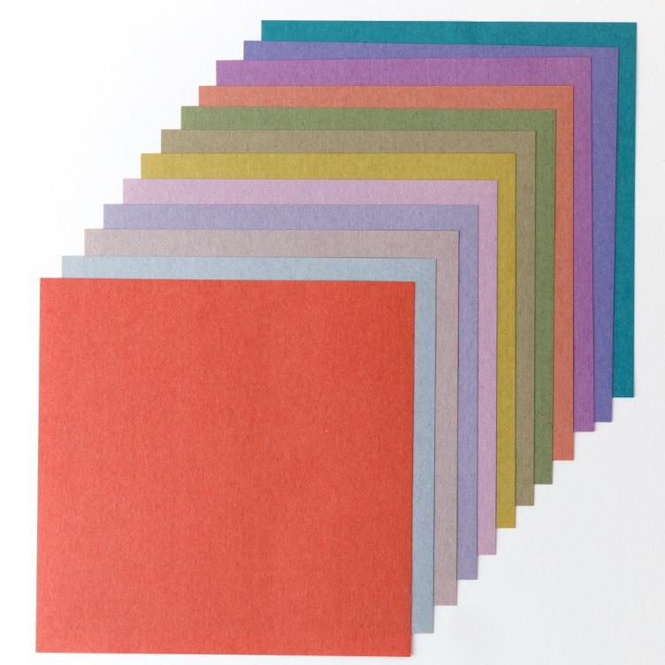 Origami japanische Farben (15 x 15cm) - 0