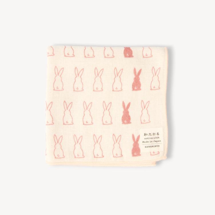 Handkerchief Towel - Bunny - 0