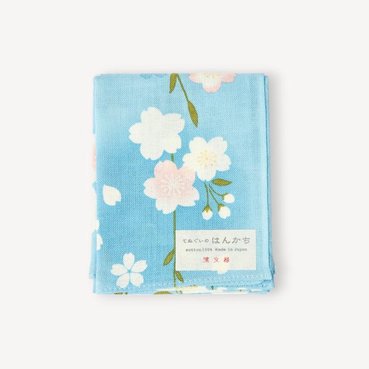 Handkerchief - White Sakura