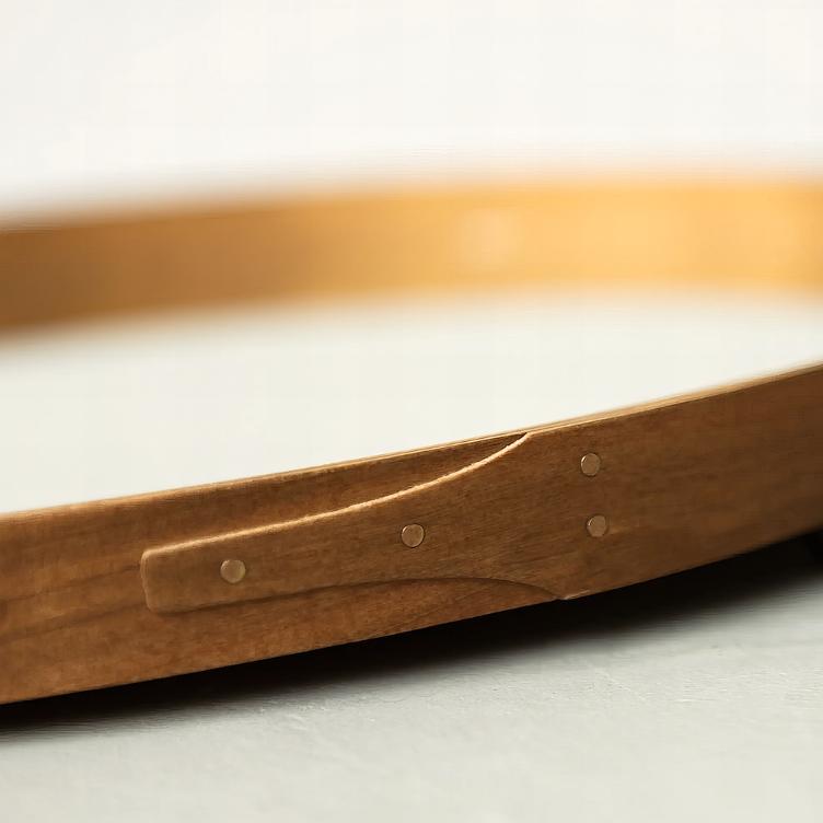 Spiegel – Kirschholz (rund) - 3