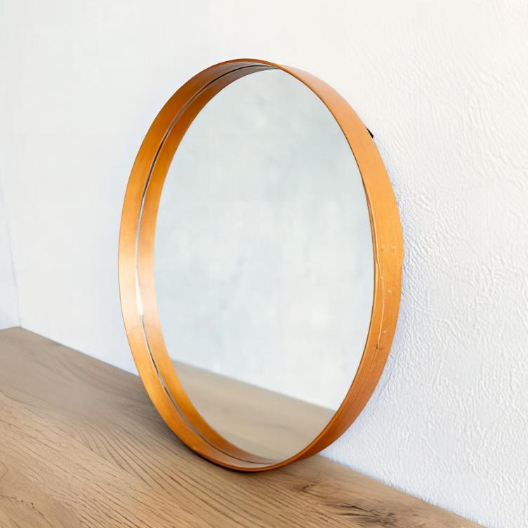 Spiegel – Kirschholz (rund) - 4