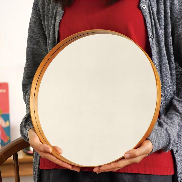 Spiegel – Kirschholz (rund) - 2