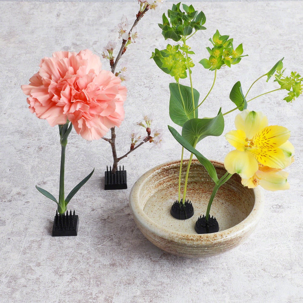 Mini Kenzan Set – black (17907) | Ikebana | Home & Living | hōmu