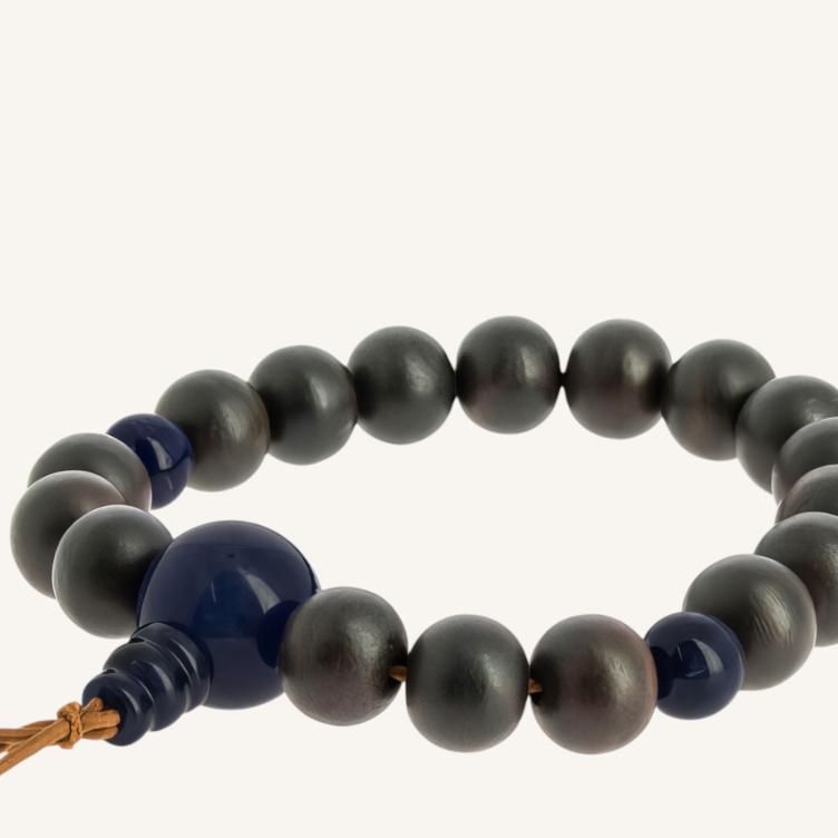 Nenju Wrist Mala – Ebony - 0