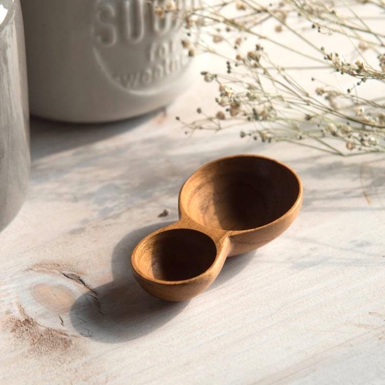 Measuring Spoon – Osaji Kosaji (Teak) - 0