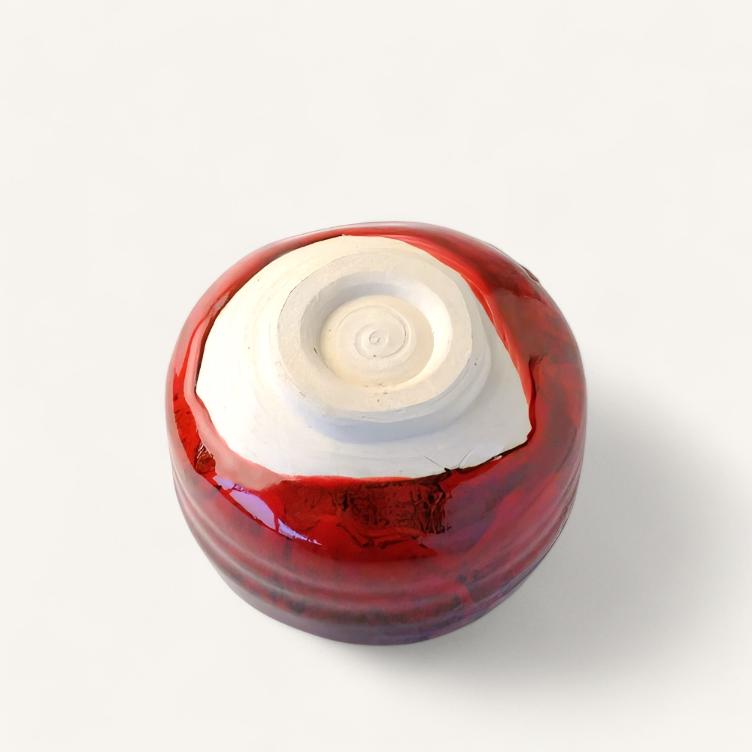 Matcha Chawan – Red Tengu - 1