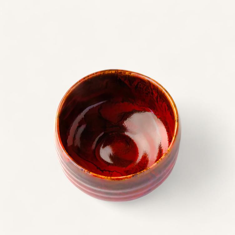 Matcha Chawan – Red Tengu - 0