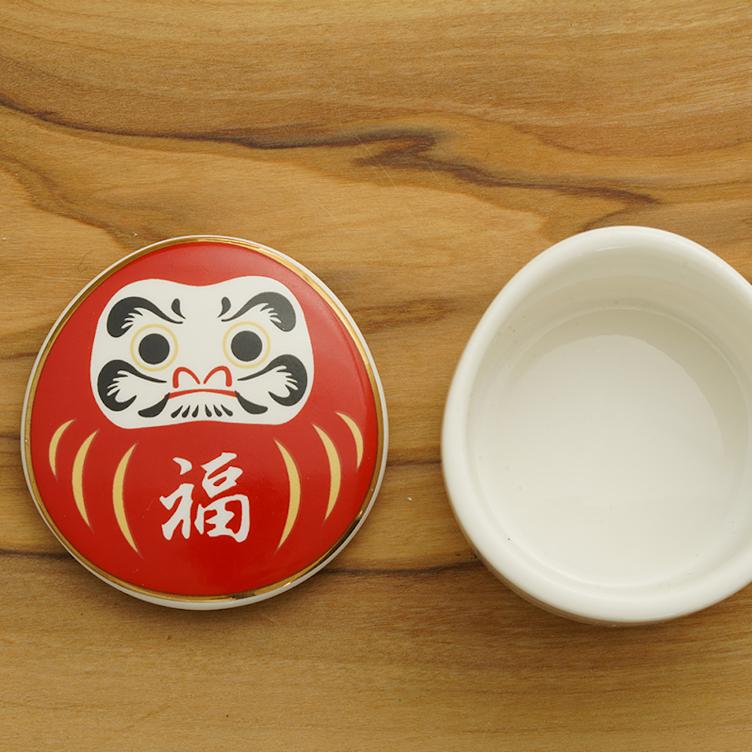 Mini Keramik Behälter – Daruma - 0