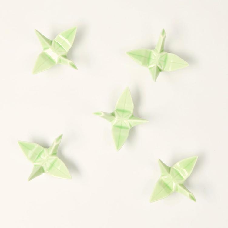 Hashioki – Crane (light green) - 0