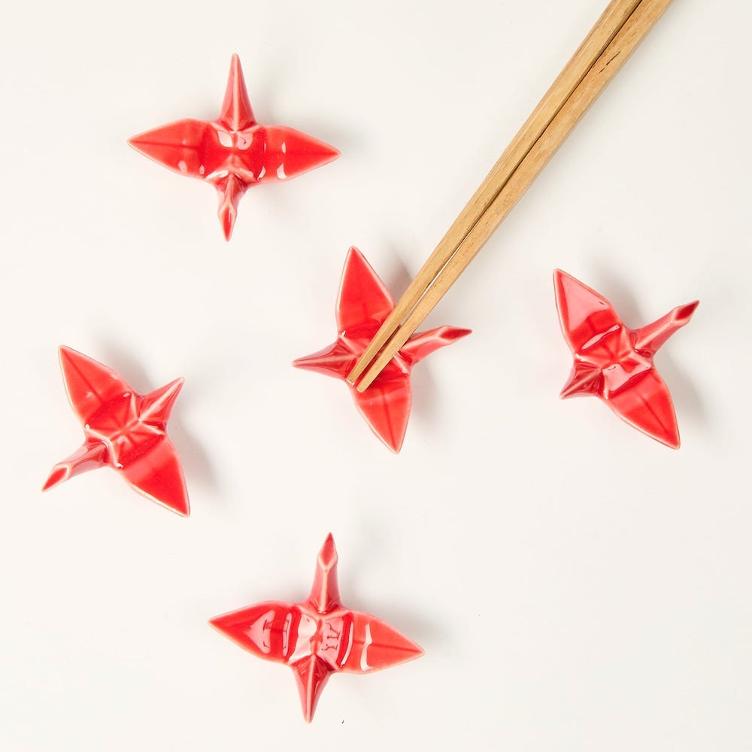 Hashioki – Crane (red) - 0