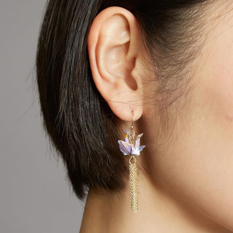 Crane Earrings – Sumi - 1