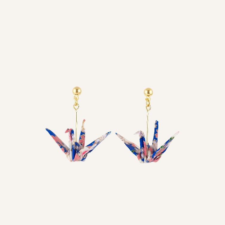 Crane Earrings - Fuji Tower - 0