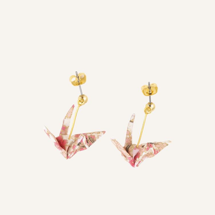 Crane Earrings - Fuji Shinkansen - 0