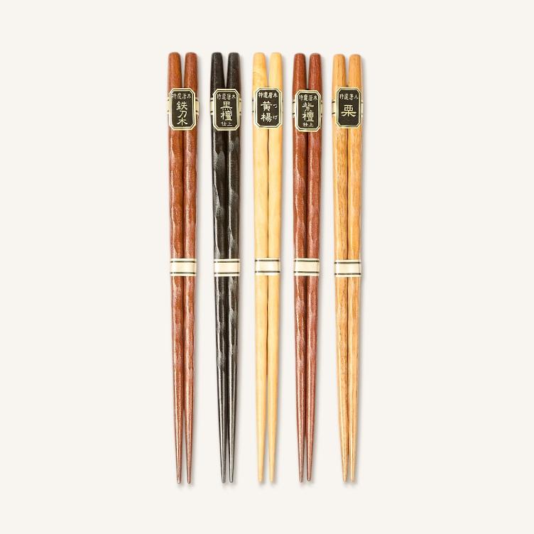 Essstäbchen – Holz (5 Paare) - 0
