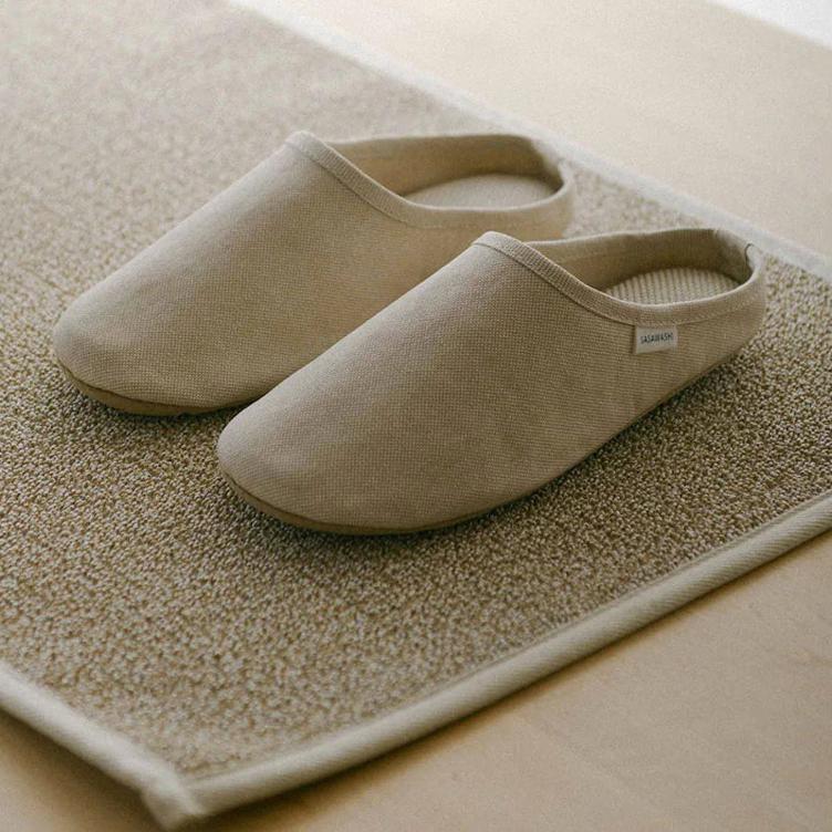 Sasawashi Slippers – Beige - 0