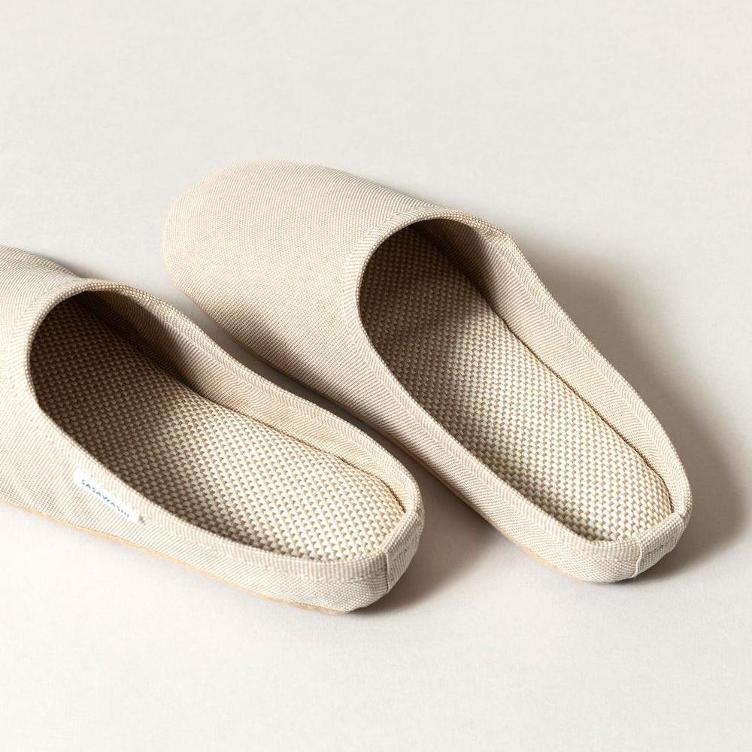 Sasawashi Slippers – Beige - 0