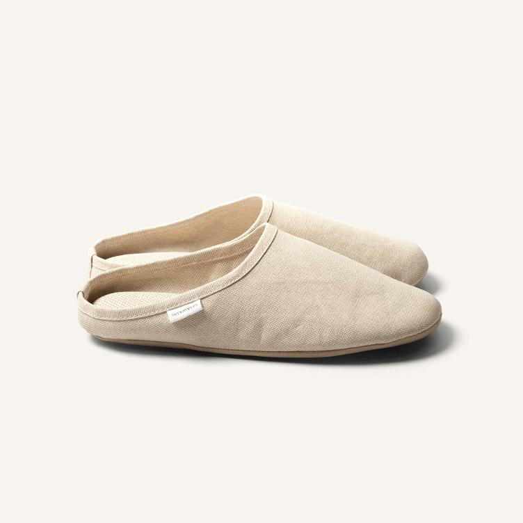 Sasawashi Slippers – Beige