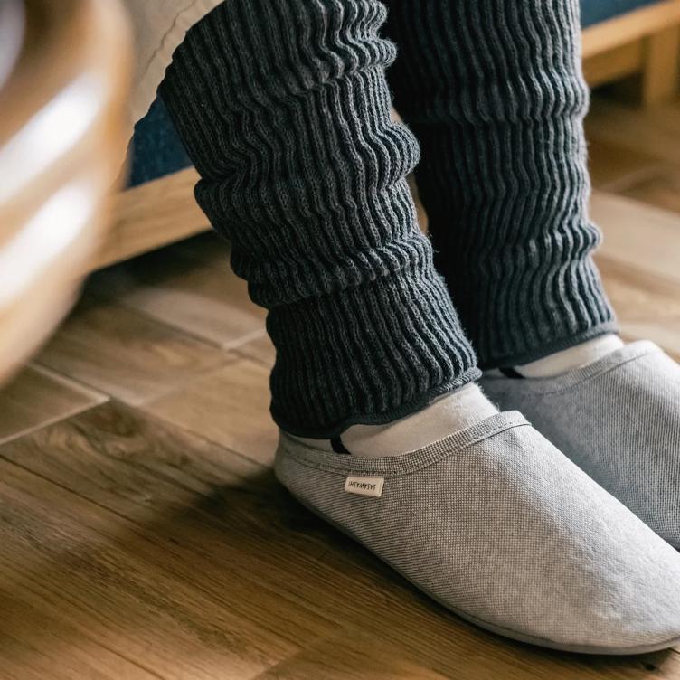 Sasawashi Slippers – Gray - 0