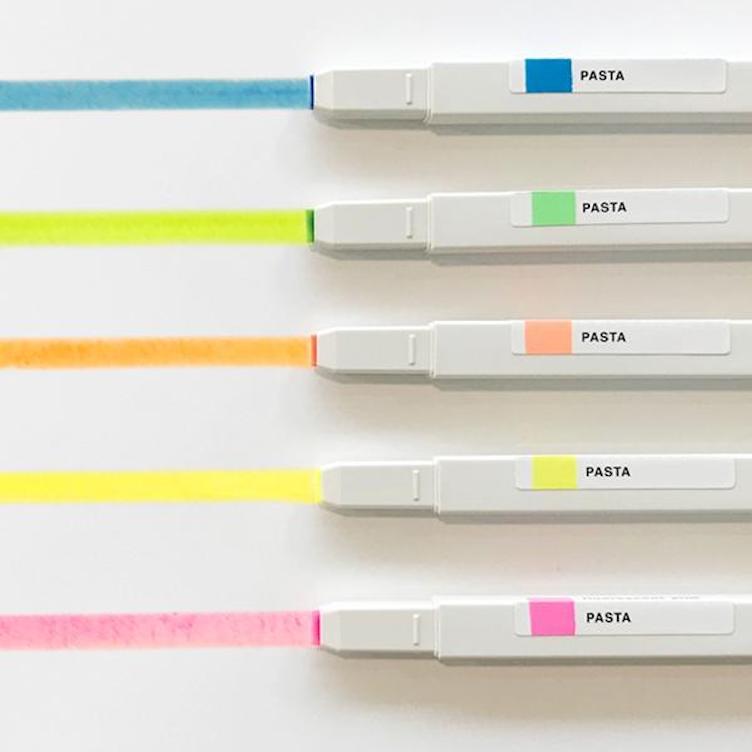 PASTA Pen Set – 5 Leuchtfarben - 2