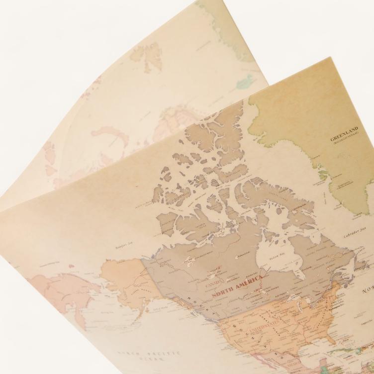 Klarsichtmappe (A4) – Weltkarte - 2