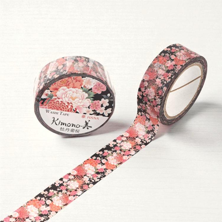 Washi Tape – Pfingstrose / Chrysantheme / Sakura - 2