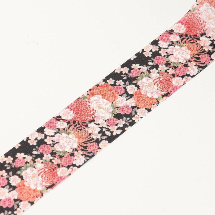 Washi Tape – Pfingstrose / Chrysantheme / Sakura - 0