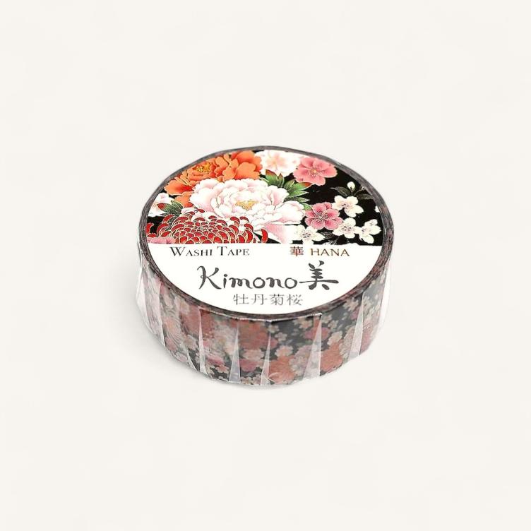 Washi Tape – Pfingstrose / Chrysantheme / Sakura - 1