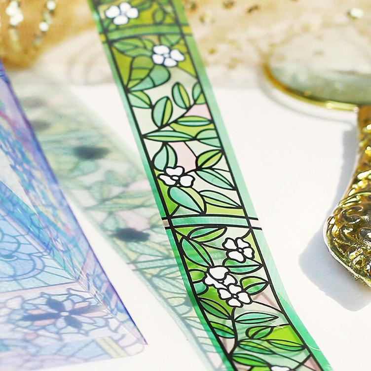 Clear Tape – Stained Glass Evergreen - 0