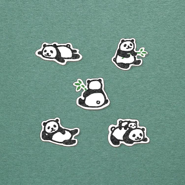 Stickerflakes – Panda - 0