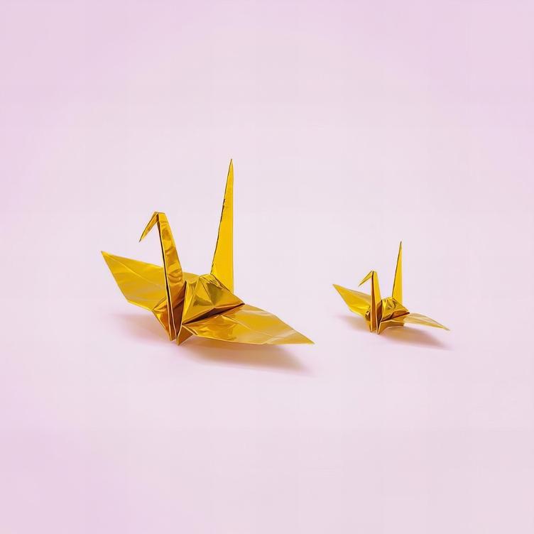 Origami – Gold (15 x 15 cm) - 0