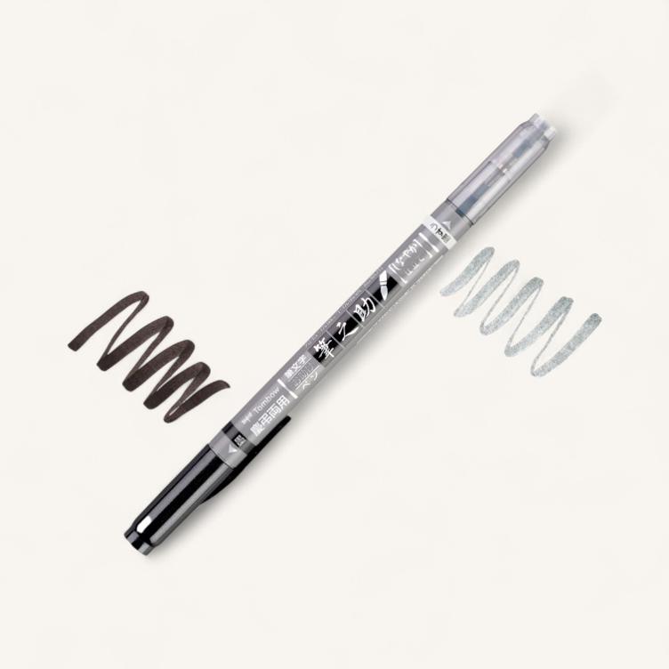 Kalligrafie-Stift – Tombow Fudenosuke Twin - 1