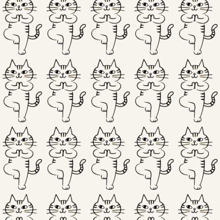 Stamp – Cat Yoga - 0