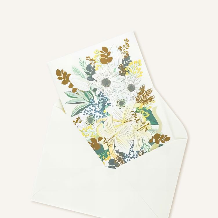 Folded Card – Mona Bouquet - 0