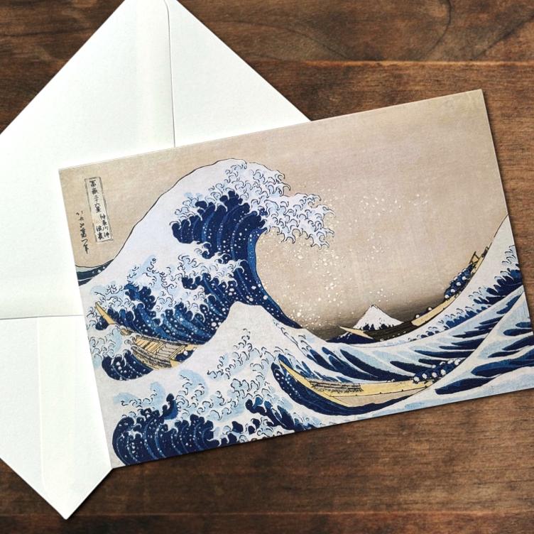 Faltkarte – Die Woge bei Kanagawa