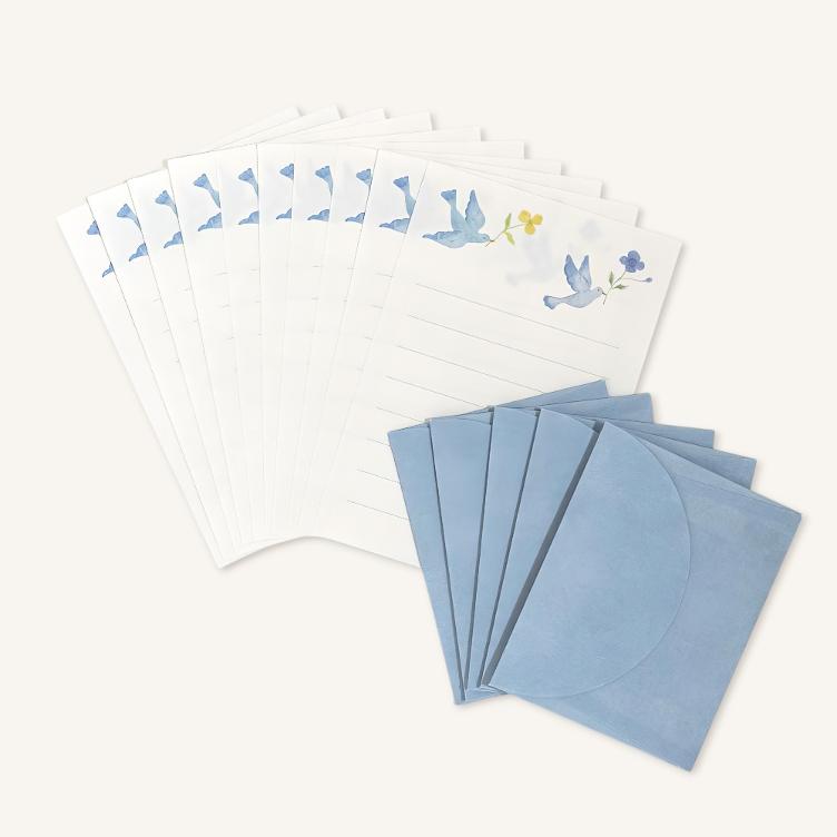 Mini Briefpapier - Michikusa blau - 0