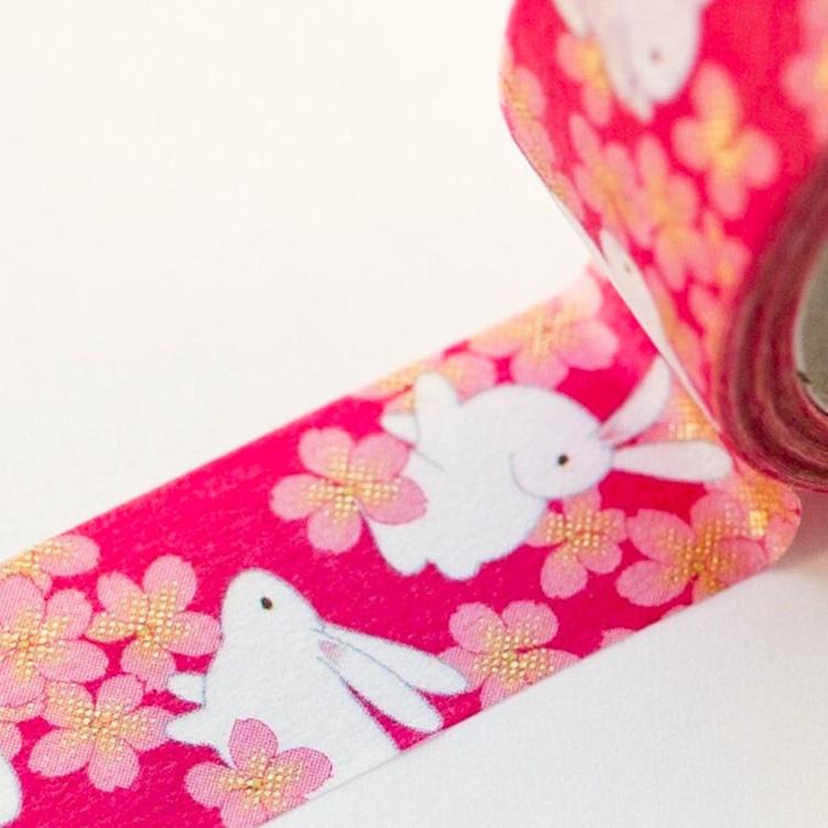 Washi Tape – Rabbit & Sakura - 2