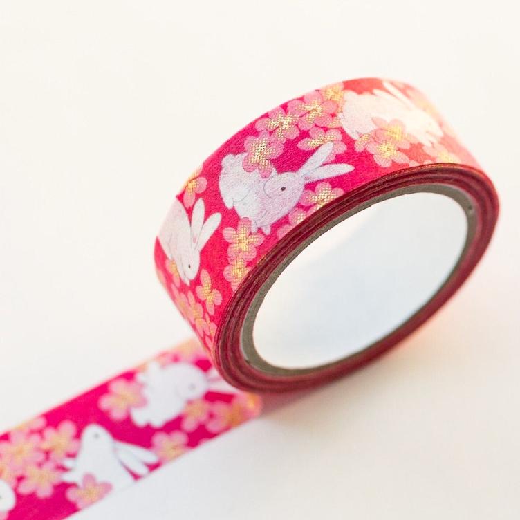 Washi Tape – Rabbit & Sakura - 4