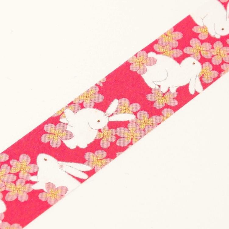 Washi Tape – Rabbit & Sakura - 3