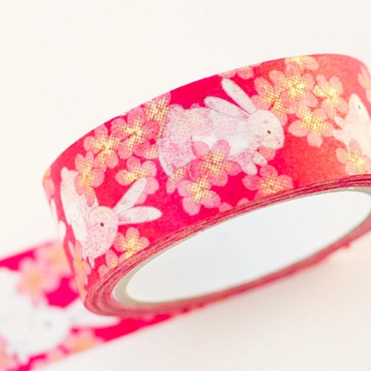 Washi Tape – Rabbit & Sakura - 0
