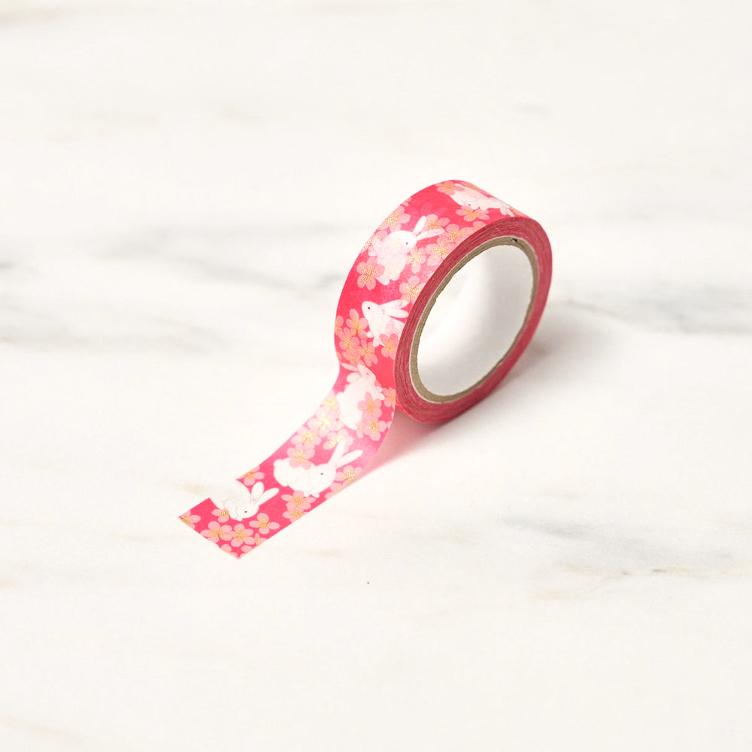 Washi Tape – Rabbit & Sakura - 0